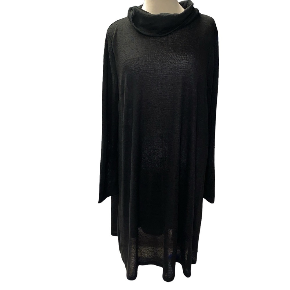 Lane Bryant dress long sleeve cowl neck below knee length size 14/16 NWT